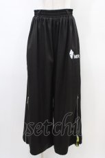 画像1: NieR Clothing / 2WAY SIDE ZIP WIDE PANTS  黒 H-26-03-15-003-PU-PA-KB-ZH (1)