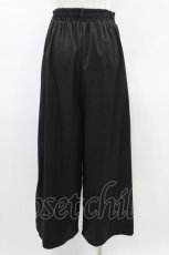 画像2: NieR Clothing / 2WAY SIDE ZIP WIDE PANTS  黒 H-26-03-15-003-PU-PA-KB-ZH (2)