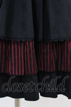 画像5: MIHO MATSUDA / ストライプビスチェ＆スカート  黒×赤 H-26-03-15-021-GO-SK-KB-ZH