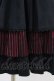 画像5: MIHO MATSUDA / ストライプビスチェ＆スカート  黒×赤 H-26-03-15-021-GO-SK-KB-ZH (5)