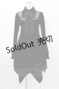 KILL STAR / レース切替ベルベットワンピース M ブラック H-26-03-15-023-SL-OP-KB-ZH