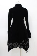 画像2: KILL STAR / レース切替ベルベットワンピース M ブラック H-26-03-15-023-SL-OP-KB-ZH (2)