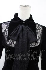 画像3: KILL STAR / レース切替ベルベットワンピース M ブラック H-26-03-15-023-SL-OP-KB-ZH (3)