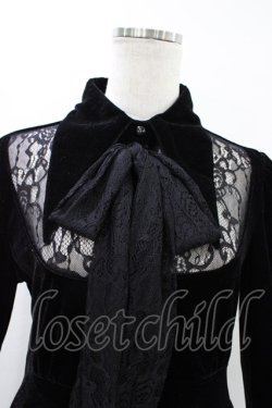 画像3: KILL STAR / レース切替ベルベットワンピース M ブラック H-26-03-15-023-SL-OP-KB-ZH