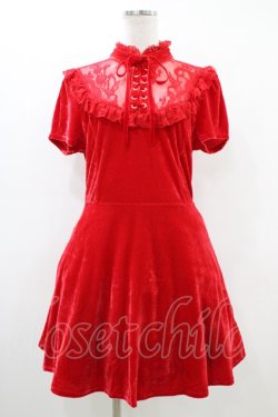 画像1: KILL STAR / EVERNIGHT DRESS L レッド H-26-03-15-026-SL-OP-KB-ZH