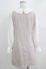 画像3: evelyn / チェック切替ワンピース Free ピンク H-26-03-16-027-LO-OP-NS-ZH (3)