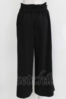 画像3: axes femme / ベルトデザインワイドパンツ M ブラック H-26-03-16-028-AX-PA-NS-ZH