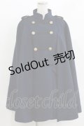 axes femme / ナポレオンマント風コート M ネイビー H-26-03-16-029-AX-CO-NS-ZH