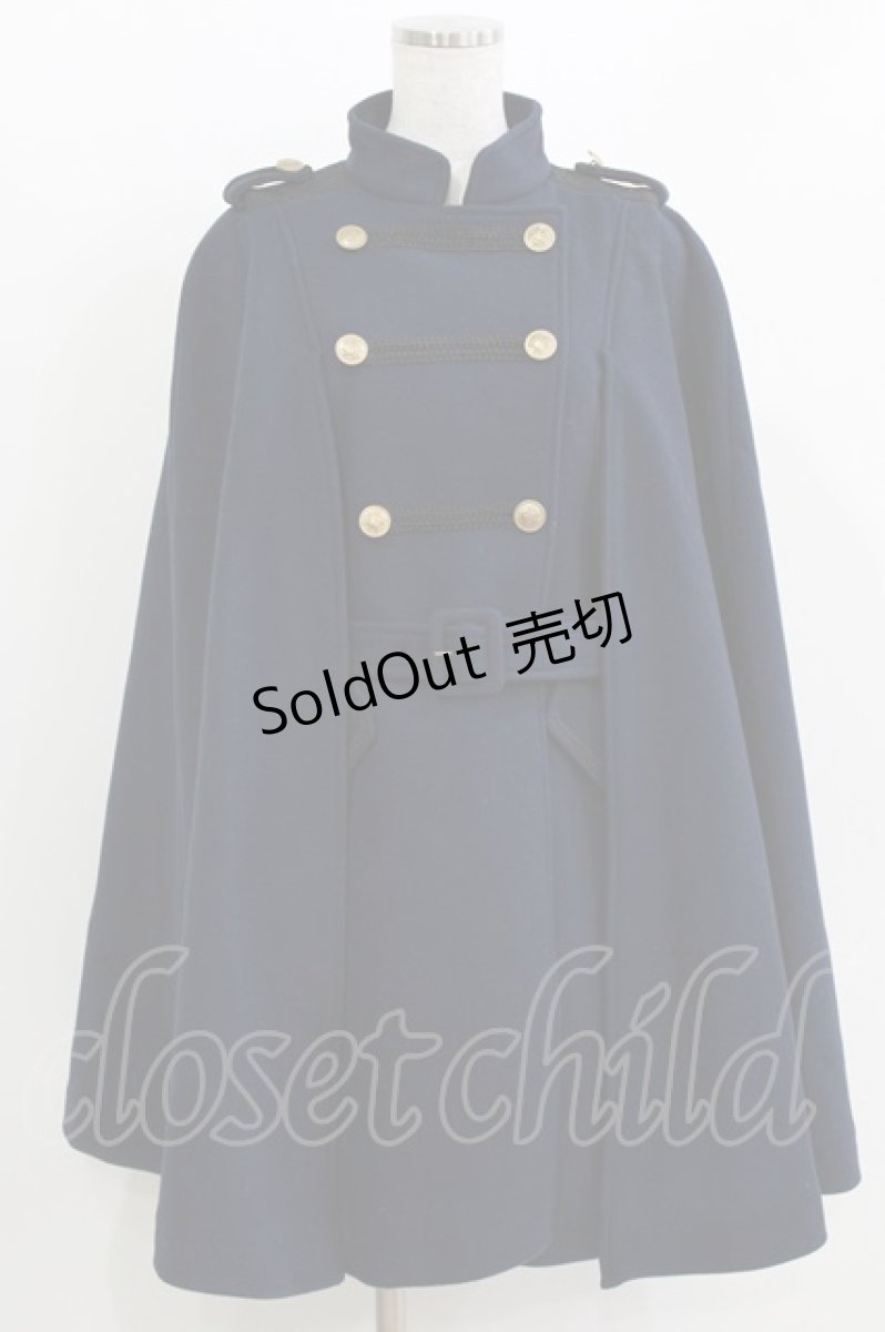 画像1: axes femme / ナポレオンマント風コート M ネイビー H-26-03-16-029-AX-CO-NS-ZH (1)