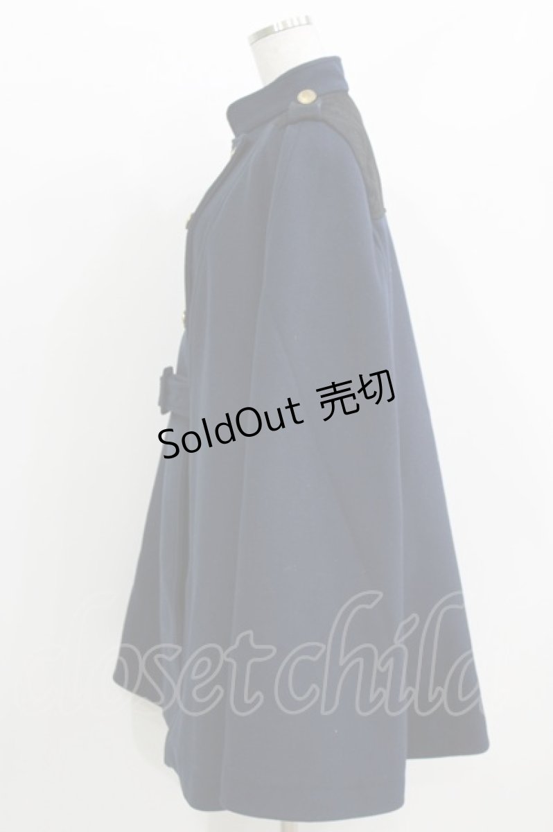 画像2: axes femme / ナポレオンマント風コート M ネイビー H-26-03-16-029-AX-CO-NS-ZH (2)