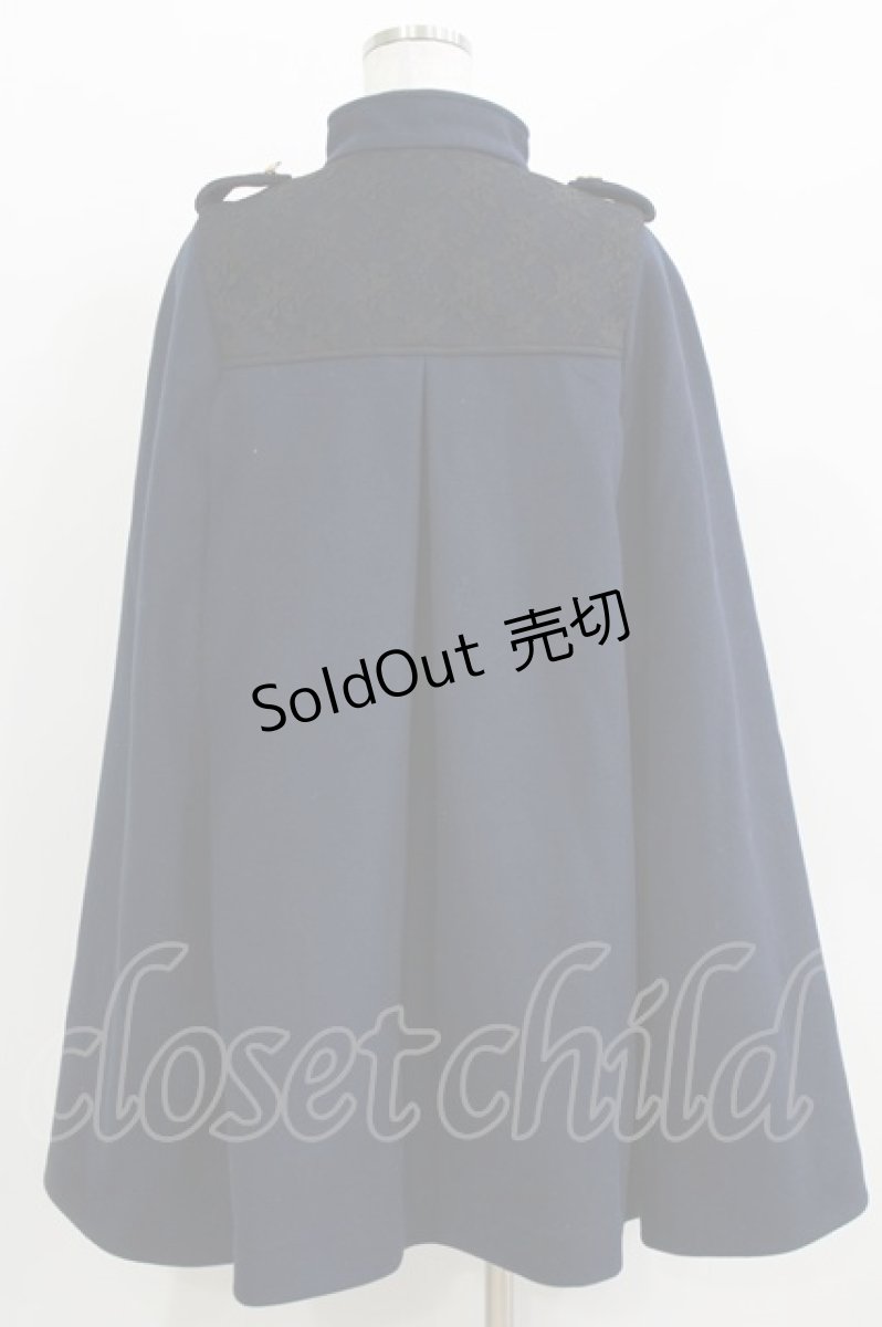 画像3: axes femme / ナポレオンマント風コート M ネイビー H-26-03-16-029-AX-CO-NS-ZH (3)