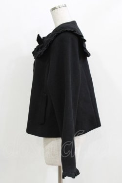 画像2: m petit by misako / AM*セーラーショートコート L ブラック H-26-03-16-030-LO-CO-NS-ZH