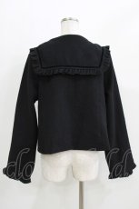 画像3: m petit by misako / AM*セーラーショートコート L ブラック H-26-03-16-030-LO-CO-NS-ZH (3)