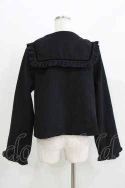 画像3: m petit by misako / AM*セーラーショートコート L ブラック H-26-03-16-030-LO-CO-NS-ZH