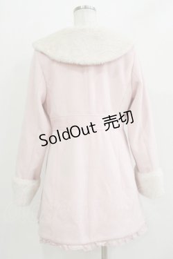 画像3: Pal elfy / ファー付きAラインコート Free ピンク H-26-03-16-032-0-CO-NS-ZH