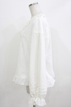 画像2: 幽三巷（海外ロリータブランド） / 裏フリースフリルブラウス XL 白 H-26-03-16-034-PU-BL-NS-ZH