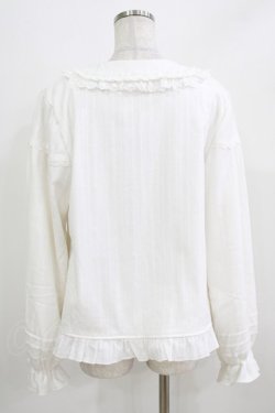 画像3: 幽三巷（海外ロリータブランド） / 裏フリースフリルブラウス XL 白 H-26-03-16-034-PU-BL-NS-ZH