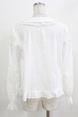 画像3: 幽三巷（海外ロリータブランド） / フリルブラウス L 白 H-26-03-16-035-PU-BL-NS-ZH