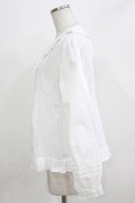 画像2: 幽三巷（海外ロリータブランド） / フリルブラウス XL 白 H-26-03-16-036-PU-BL-NS-ZH (2)