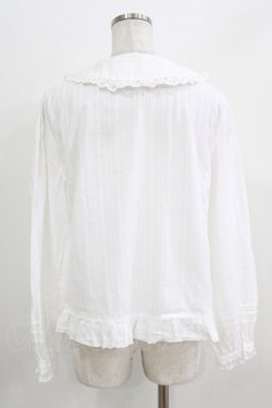 画像3: 幽三巷（海外ロリータブランド） / フリルブラウス XL 白 H-26-03-16-036-PU-BL-NS-ZH