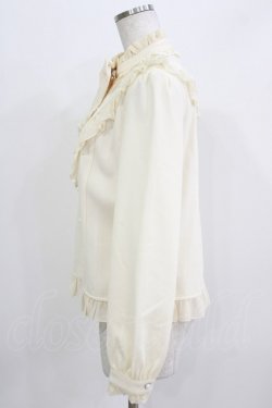 画像2: Lolitime（海外ロリータブランド） / 裏フリースフリルブラウス XL 生成り H-26-03-16-037-GO-BL-NS-ZH