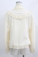 画像3: Lolitime（海外ロリータブランド） / 裏フリースフリルブラウス XL 生成り H-26-03-16-037-GO-BL-NS-ZH (3)