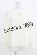 m petit by misako / AM マルエリフリルブラウス L アイボリー H-26-03-16-043-LO-BL-NS-ZH