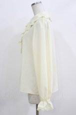 画像2: m petit by misako / AM マルエリフリルブラウス L アイボリー H-26-03-16-043-LO-BL-NS-ZH (2)