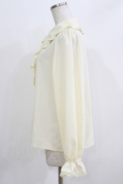 画像2: m petit by misako / AM マルエリフリルブラウス L アイボリー H-26-03-16-043-LO-BL-NS-ZH