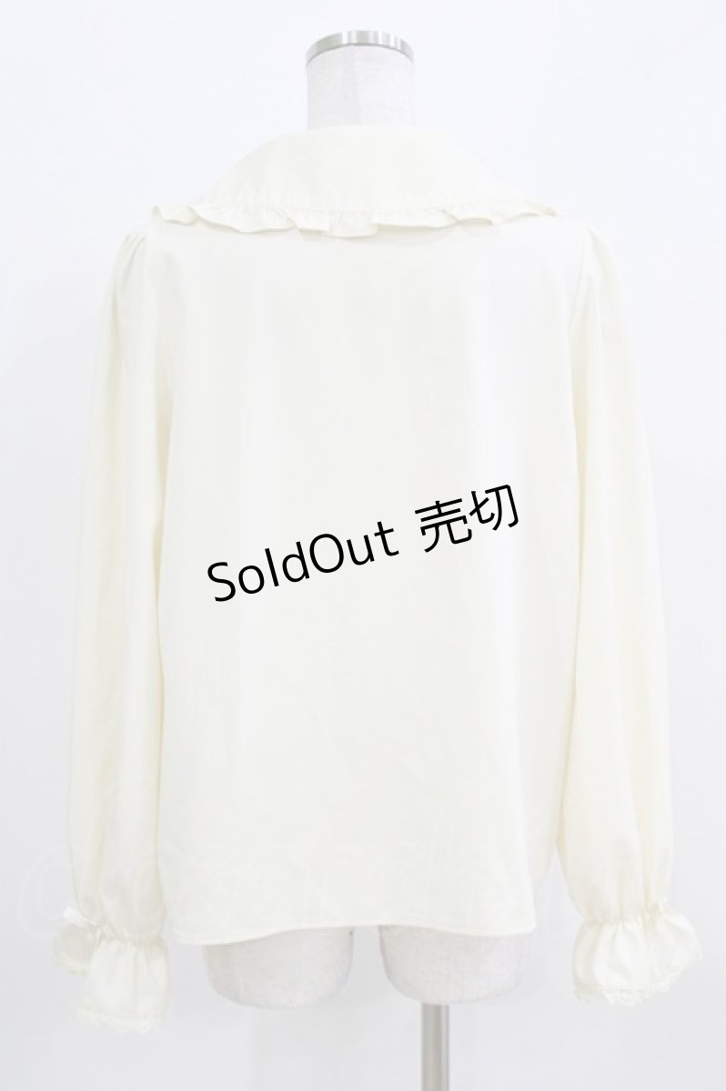 画像3: m petit by misako / AM マルエリフリルブラウス L アイボリー H-26-03-16-043-LO-BL-NS-ZH (3)