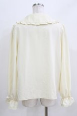 画像3: m petit by misako / AM マルエリフリルブラウス L アイボリー H-26-03-16-043-LO-BL-NS-ZH (3)