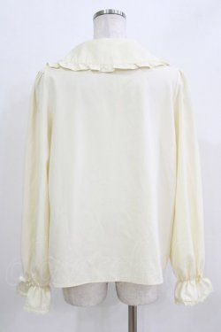 画像3: m petit by misako / AM マルエリフリルブラウス L アイボリー H-26-03-16-043-LO-BL-NS-ZH