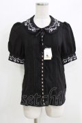 Secret Honey / 薔薇刺繍ブラウス Free ブラック H-26-03-16-044-CA-BL-NS-ZH
