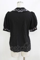 画像3: Secret Honey / 薔薇刺繍ブラウス Free ブラック H-26-03-16-044-CA-BL-NS-ZH (3)