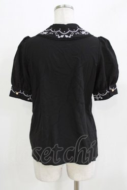 画像3: Secret Honey / 薔薇刺繍ブラウス Free ブラック H-26-03-16-044-CA-BL-NS-ZH