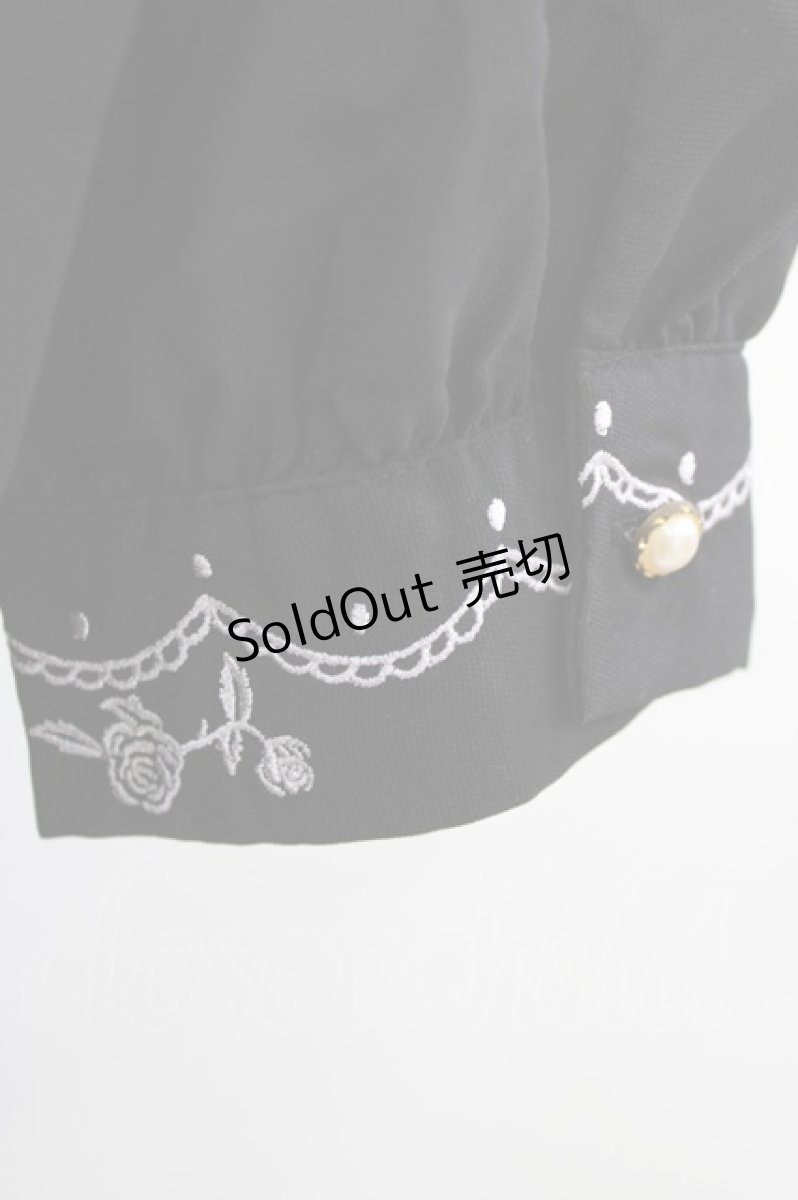 画像4: Secret Honey / 薔薇刺繍ブラウス Free ブラック H-26-03-16-044-CA-BL-NS-ZH (4)