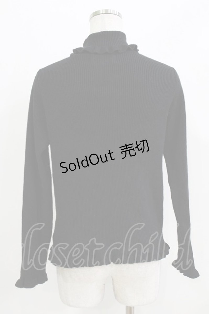 画像3: m petit by misako / サンリオキャラクターズコラボ クロミ ニットプルオーバー L ブラック H-26-03-16-046-LO-TO-NS-ZH (3)