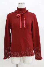 画像1: m petit by misako / サンリオキャラクターズコラボ キティ ニットプルオーバー L レッド H-26-03-16-047-LO-TO-NS-ZH (1)