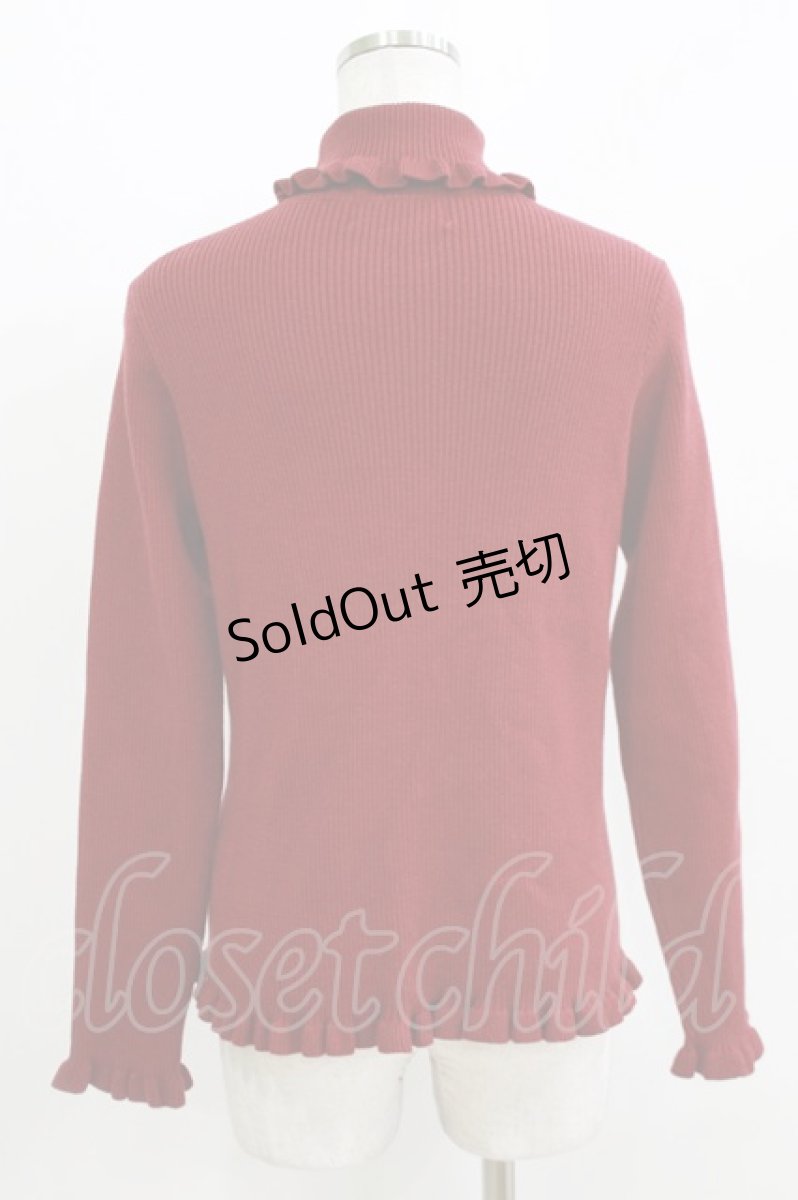 画像3: m petit by misako / サンリオキャラクターズコラボ キティ ニットプルオーバー L レッド H-26-03-16-047-LO-TO-NS-ZH (3)