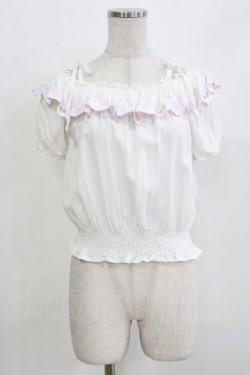 画像1: Secret Honey / 蝶刺繍トップス Free 白 H-26-03-16-051-CA-TO-NS-ZH