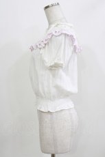 画像2: Secret Honey / 蝶刺繍トップス Free 白 H-26-03-16-051-CA-TO-NS-ZH (2)