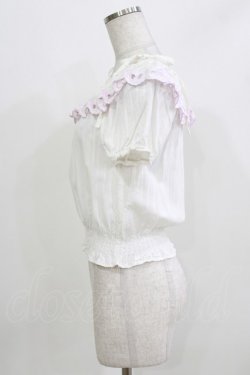 画像2: Secret Honey / 蝶刺繍トップス Free 白 H-26-03-16-051-CA-TO-NS-ZH