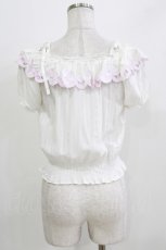画像3: Secret Honey / 蝶刺繍トップス Free 白 H-26-03-16-051-CA-TO-NS-ZH (3)