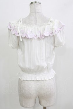 画像3: Secret Honey / 蝶刺繍トップス Free 白 H-26-03-16-051-CA-TO-NS-ZH