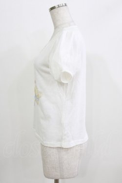 画像2: LIZ LISA / フラワーラビットプリントTシャツ Free 白 H-26-03-16-052-LO-TS-NS-ZH
