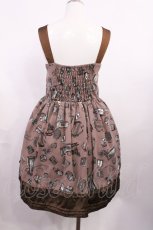 画像2: axes femme / プレゼントBOXワンピース M ブラウン H-26-03-16-1007-AX-OP-NS-ZH (2)