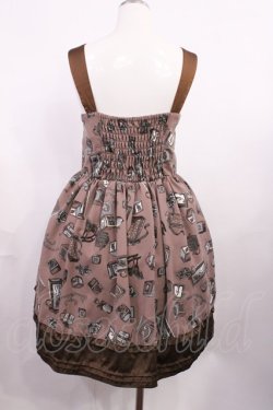 画像2: axes femme / プレゼントBOXワンピース M ブラウン H-26-03-16-1007-AX-OP-NS-ZH