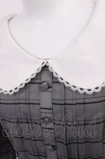 画像3: LIZ LISA / レースアップチェックリボンワンピース Free グレー H-26-03-16-1010-LO-OP-NS-ZH (3)