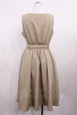 画像2: F&A / べっ甲バックルベルトVネックジャンパースカート Free BEIGE H-26-03-16-1015-LO-OP-NS-ZH