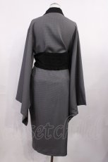 画像2: Favorite / テーラー襟着物袖タイトワンピース Free グレー H-26-03-16-1016-LO-OP-NS-ZH (2)